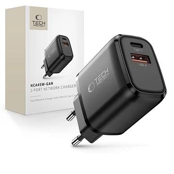 Tech-Protect NCA45W-GAN USB-C/USB-A 45W