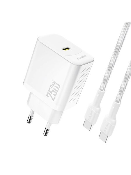 Dudao A27CEU PD GaN SB-C AC-laddare med USB-C-kabel 25W