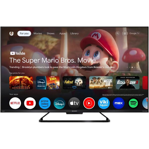 Sharp 43" 4K Ultra HD LED Smart TV (2024) - 4T-C43GR8265EB