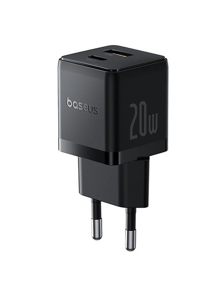 Baseus P10111608113-00 Palm USB-C USB-A Väggladdare 20W