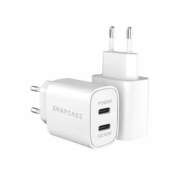 Snapcase 51509 GaN-adapter Dubbel USB-C 65W
