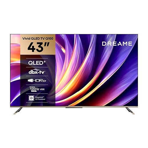 Dreame Q100 43" 4K Ultra HD QLED Smart TV (2026) - 43Q100
