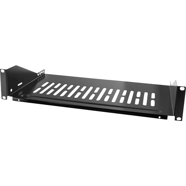 LogiLink Hyllplan för Fast Installation 2U 19"