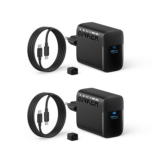 Anker Supersnabb USB-C Laddare 45W 2 Pack