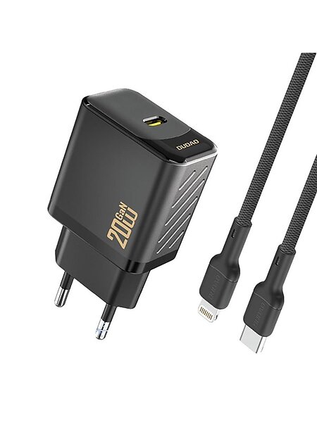 Dudao A26LEU 1xUSB-C med USB-C till Lightning-kabel Väggladdare 20W