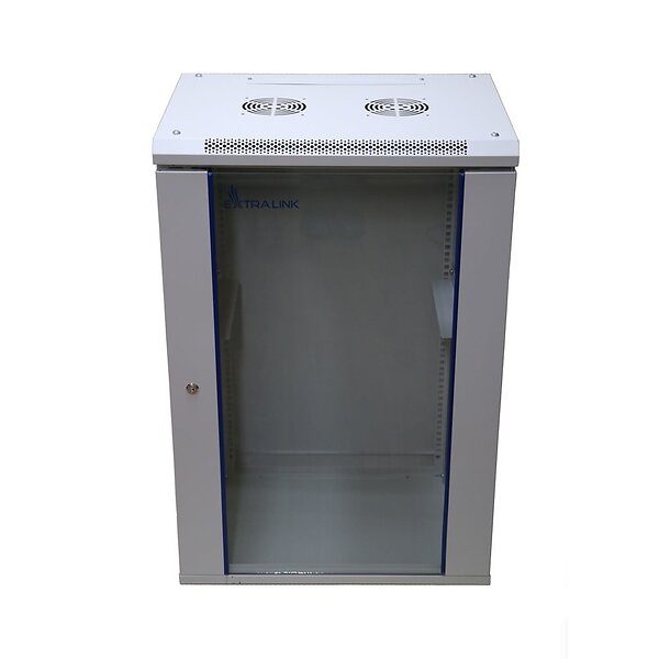 Extralink Väggmonterat Rackskåp 18U EX.16897