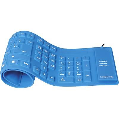 LogiLink Hopfällbart Tangentbord QWERTZ (DE)
