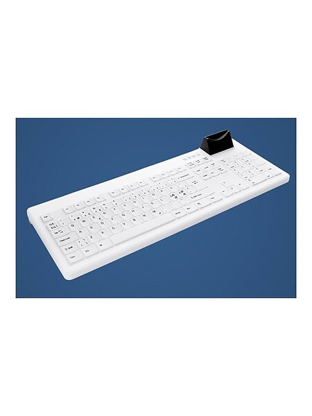 Contour Active Key AK-C8200F Hygien Full Size Tangentbord Med Smart ID-Kortläsare USB Gummikupol (Nordic)