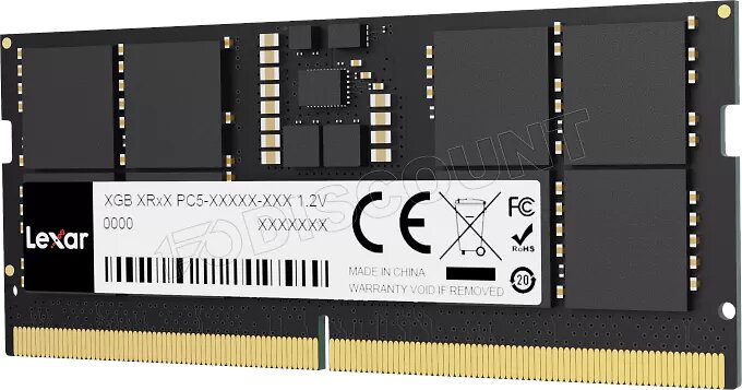 Lexar DDR5 4800MHz SODIMM 8GB (LD5S08G48C40ST-BGS)