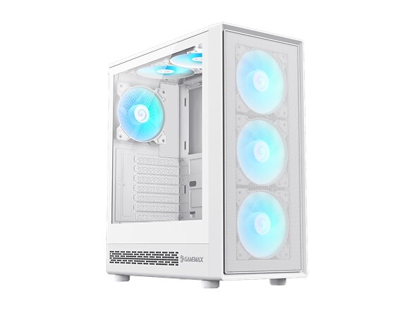 GameMax Storm 2 AW (Vit/Härdat Glas)