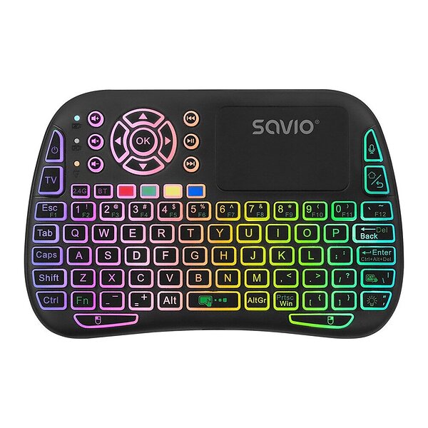 Savio KW-04 Trådlöst Mini Tangentbord med Styrplatta