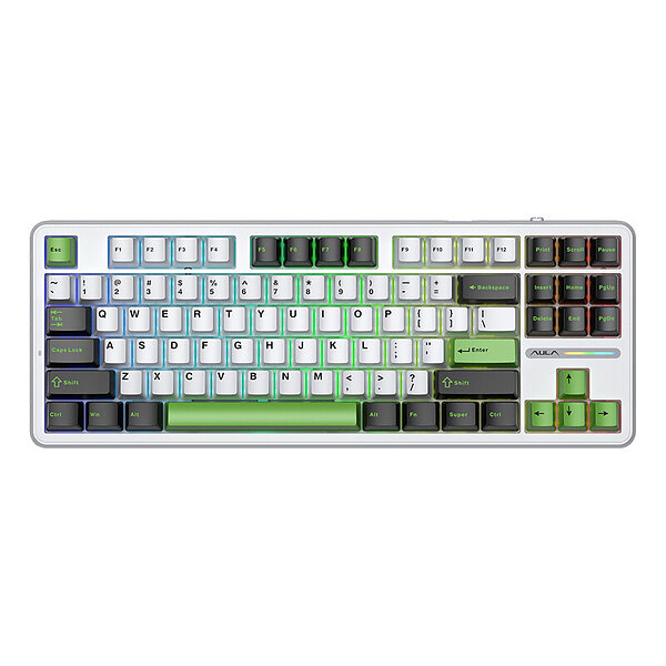 Aula F87 Graywood V3 Mekaniskt Tangentbord (EN)