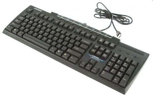 HP 537746-BB1 Full Stor Kabelansluten USB Mekaniskt Tangentbord (EN)