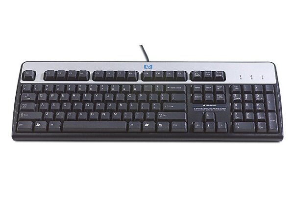 HP Tangentbord USB Silver För T5570 Workstation Z420 Z620 Z820 Hpe T5145 T5540 Compaq Thin Client T5735 (ES)