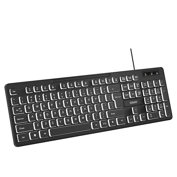 Savio KB-04 Full Size Kabel Membran Tangentbord (EN)