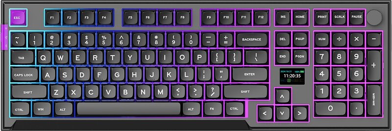 Preyon Silent Claw Yellow Gateron Yellow Pro Mekaniskt Tangentbord (EN)