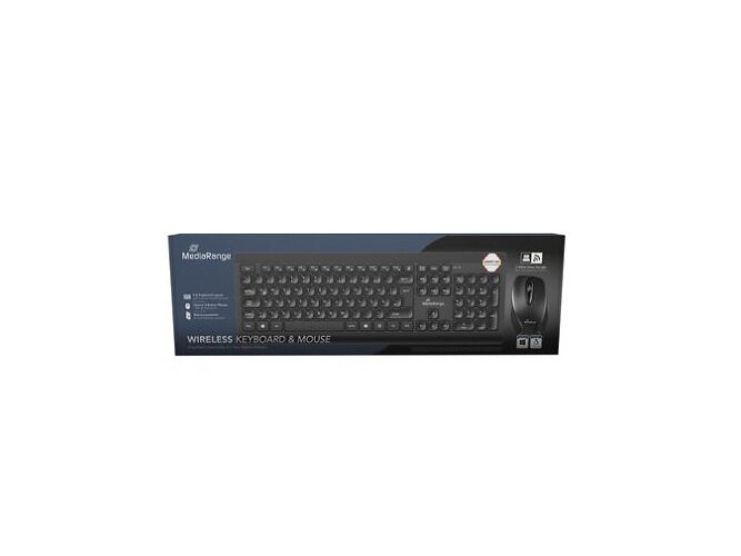 MediaRange Mros104 Es Trådlöst Tangentbord + Mus