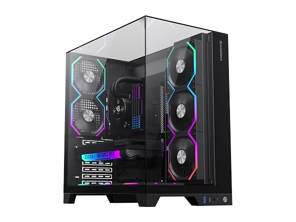 GameMax INFINITY PRO BK (Svart/Akryl)