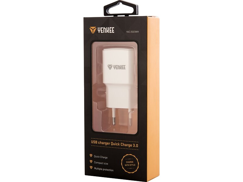 Yenkee Yac 2023Wh USB-laddare Quick Charge 3.0 18W