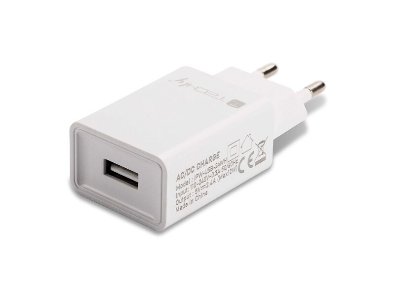 Techly Ipw-Usb-24Wh TLY_362817 Inomhus AC USB Väggladdare 12W