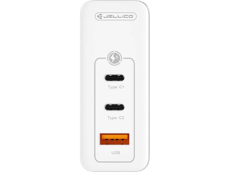 Jellico C118 GaN Väggladdare 1x QC3.0 USB + 2x PD USB-C 100W
