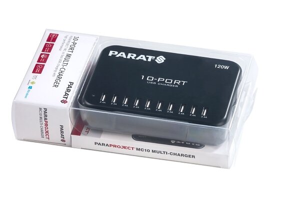 Parat PARAPROJECT MC10 Inomhus AC-laddare med 1M Kabel 5V