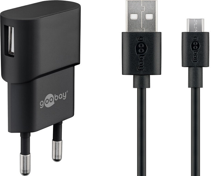 Goobay 45296 Micro USB laddare set Väggladdare 5W