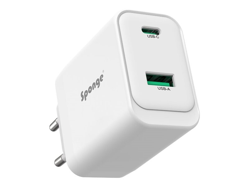 Sponge C2 GaN Dubbelport Väggladdare 45W