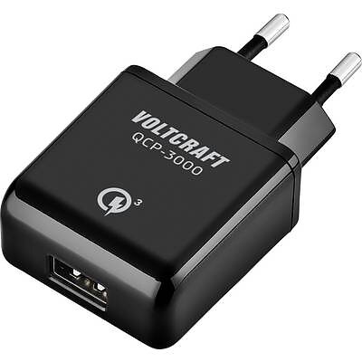 Voltcraft QCP-3000 VC-11342765 USB Väggladdare Qualcomm Quick Charge 3.0 15W