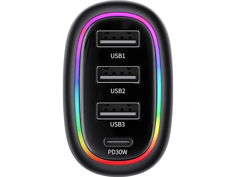 Usams C34 USA900 1xUSB-C 3xUSB-A Billaddare PD 48W