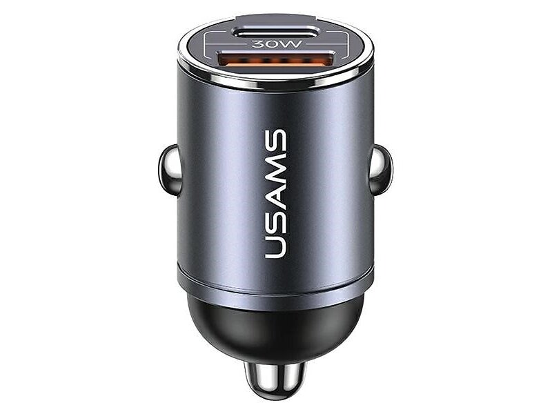 Usams C38 Billaddare 1XUSB+1XUSB-C 30W