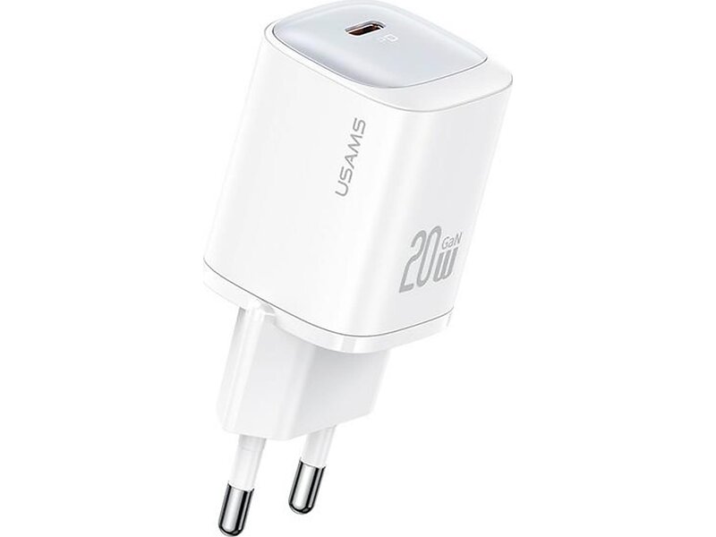 Usams CC248 GaN USB-C Snabbladdning Väggladdare 20W