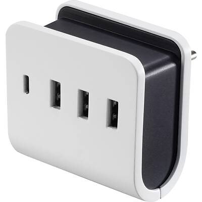 Voltcraft VC-11374055 4 x USB, USB-C Uttag Väggladdare 4.8A