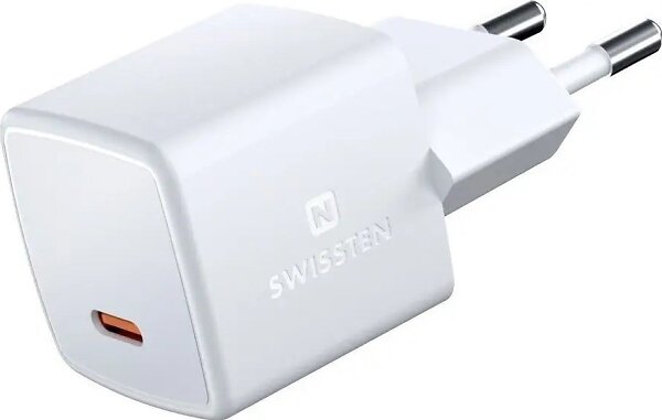 Swissten 22044100 Gan Mini Reseladdare USB-C 25W