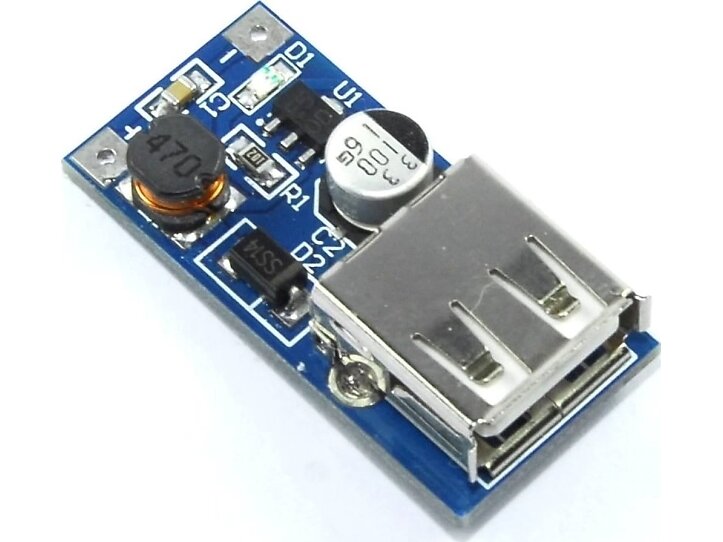 Garbot USB-laddningsmodul. 5VDC/1A.