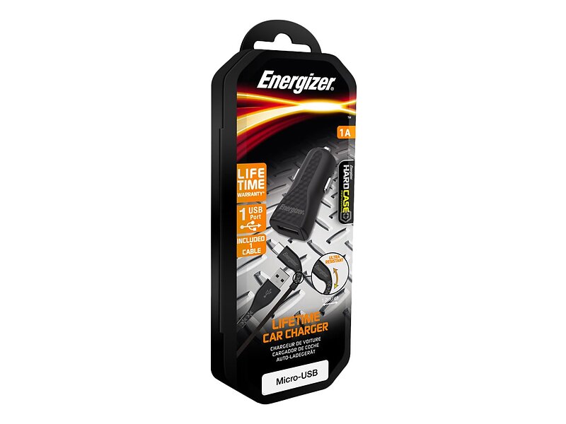 Energizer Hardcase DC1ALMCM Billaddare med Micro USB-kabel 5W