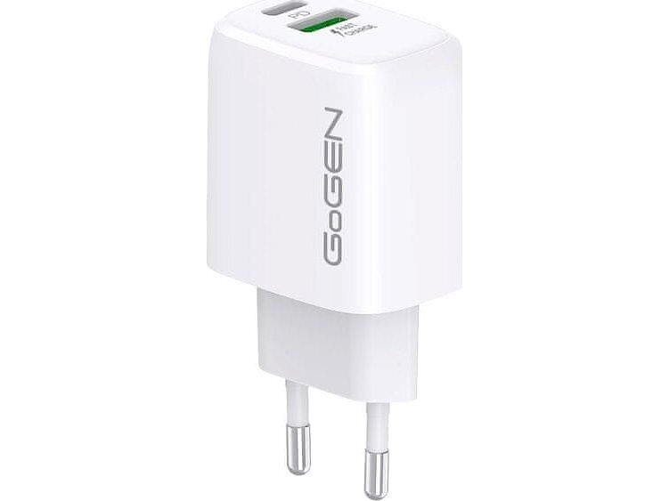 GoGEN ACHPDQ220W USB-C PD Väggladdare med USB-A 20W