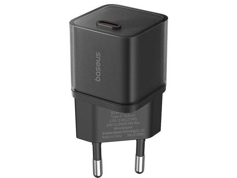 Baseus Gan5s P10162503113-00 Väggladdare med USB-C 20W