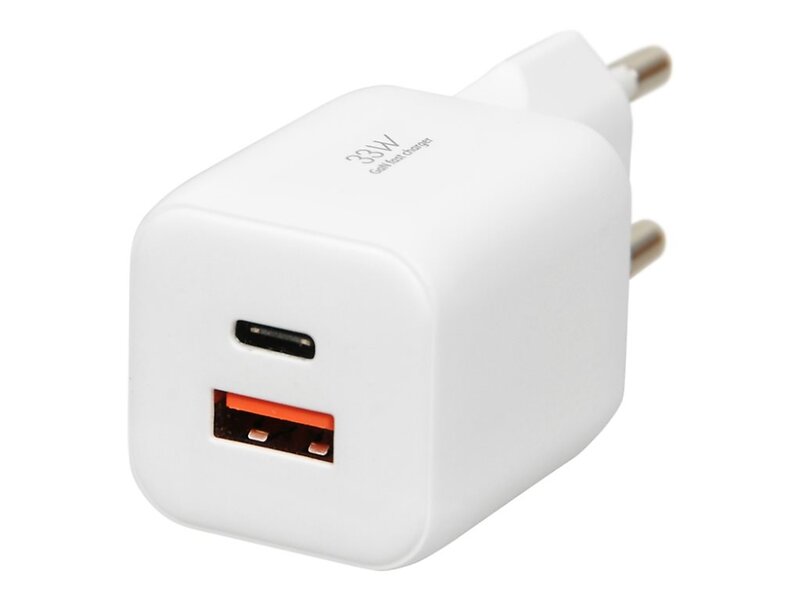 iBOX C-42 ILUC42W Väggladdare Huawei Fast Charge Qc 3.0 Afc Scp Apple 2.4A Usb Bc 1.2 Power Delivery 3.0 Pps Dubbel USB USB-C 33W