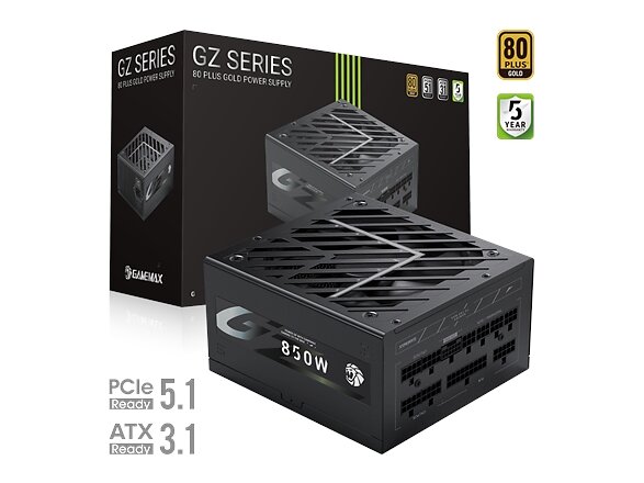 GameMax GZ 850G ATX 3.1 Gold 850W