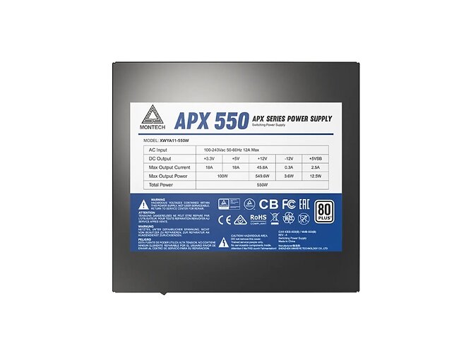Montech APX550 550W