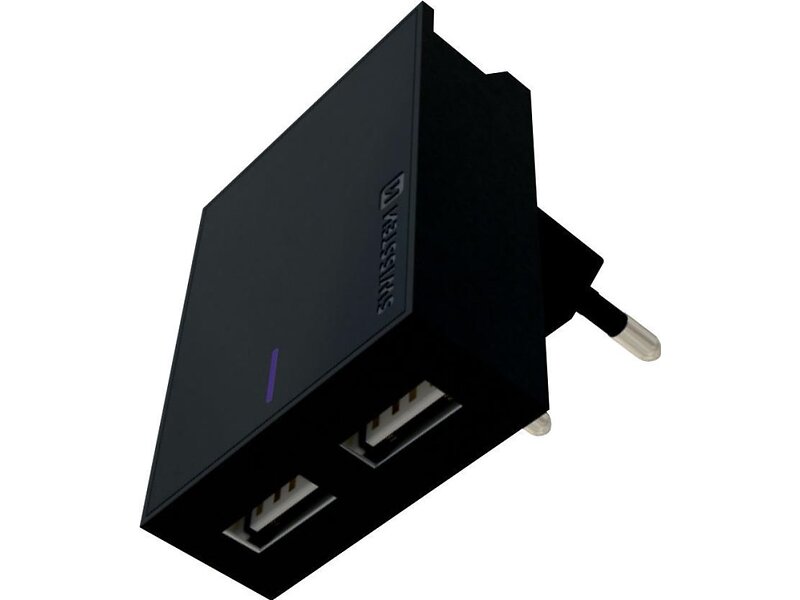Swissten Smart Ic Väggladdare med 2 X USB 3A Power och USB-C Kabel 1.2M
