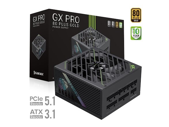 GameMax GX PRO Guld Vit 1250W