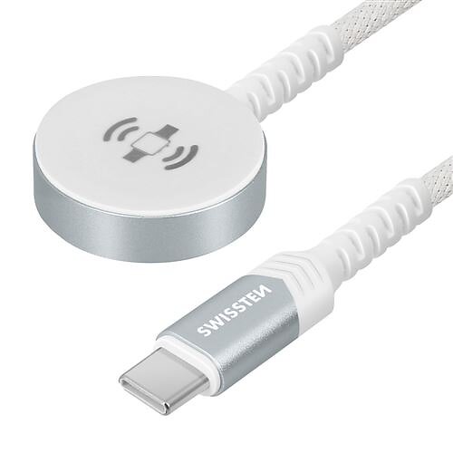 Swissten Magnetisk Trådlös Laddare med USB-C Kabel