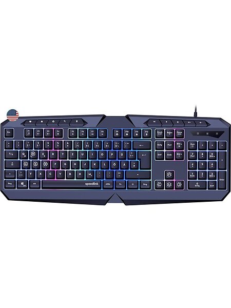 Speed-Link LUDICIUM RGB Rainbow Mekaniskt Tangentbord (EN)