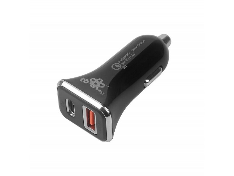 TB ASTBXLU2USBACQC Billaddare USB-A+C QC 30W