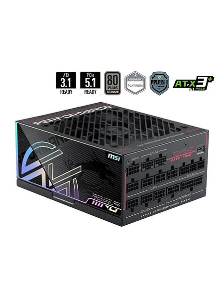 MSI MPG Ai1300TS PCIE5 ATX 3.1 80 Plus Titanium 1300W