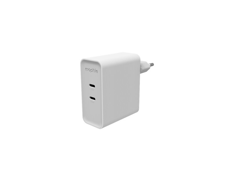 Mophie Dual USB-C GaN Wall Charger 409920002 100W