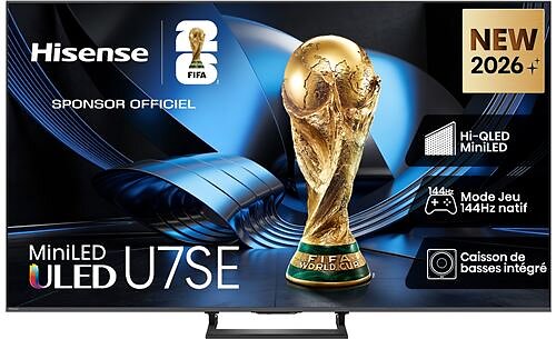 Hisense U7SE 75" 4K Ultra HD Mini-LED QLED Smart-TV (2026) - 75U7SE