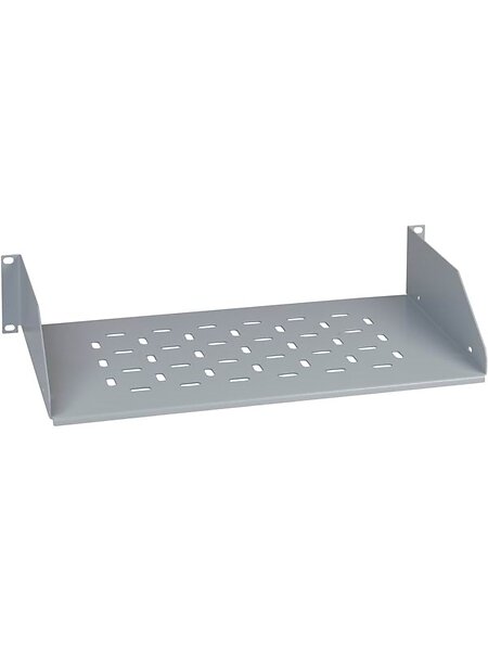 LK 19" Fast hylla 2U 380mm